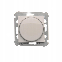 ŚCIEMNIACZ OBROTOWY DO LED 230V 2-200W SIMON 55 TES9L.01/111 BIAŁY MAT