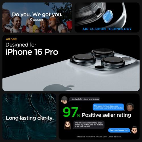 spigen ultra hybrid iphone 16 pro crystal clear na Arena.pl