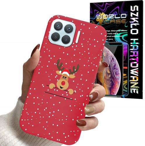 ETUI CASE DO OPPO RENO 4 LITE - ŚWIĄTECZNE WZORY RENIFER PLECKI + SZKŁO na Arena.pl