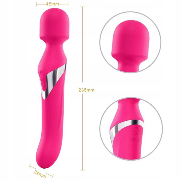 Wibrator dwustronny, dwa silniki. Feromony 5 ml. zdjęcie 5