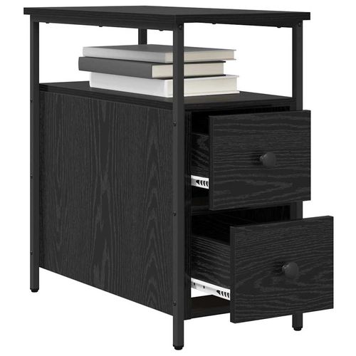 Szafka Nocna z szufladą 2 pcs Czarny dąb 30 x 60 x 60 cm na Arena.pl