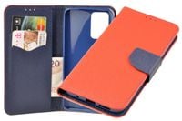 Etui portfel Fancy Case do Xiaomi Redmi 10 czerwony