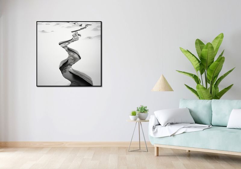 Plakat 90x90cm Szczeliny Mrozu zdjęcie 4