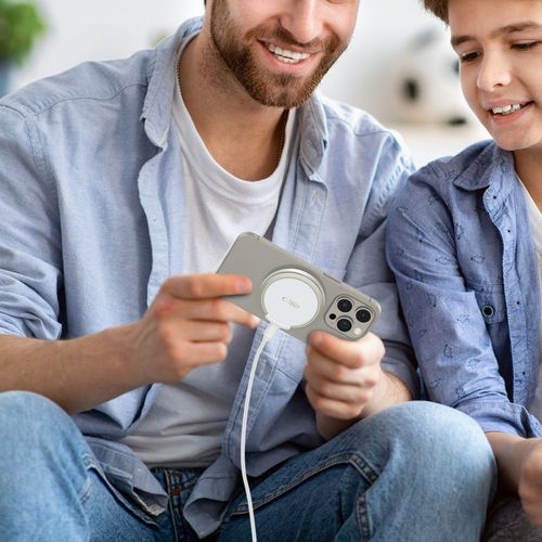 tech-protect qi15w-a33 magnetic magsafe wireless charger white na Arena.pl