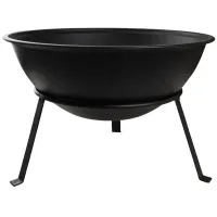 Palenisko ogrodowe misa 55cm zestaw pogrzebacz stojak ruszt grill