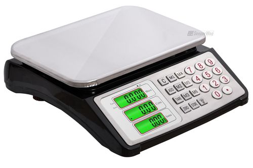 WAGA ELEKTRONICZNA SKLEPOWA 40kg KALKULACYJNA 5g na Arena.pl