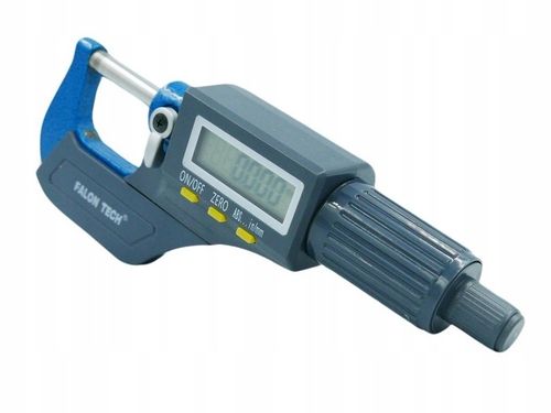 MIKROMETR ELEKTRONICZNY CYFROWY 0-25 mm / 0.001 mm na Arena.pl