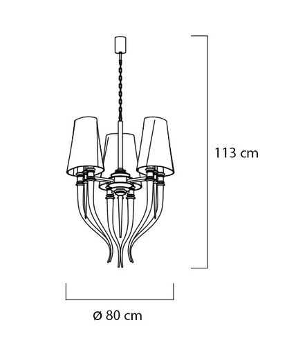 Lampa wisząca devil 3 - stal na Arena.pl