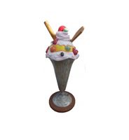 Makieta reklamowa Deser lody w pucharze 3D figura lód 165 cm