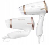 SUSZARKA DO WŁOSÓW SKŁADANA Turystyczna MOCNA 1400W Zimny Nawiew