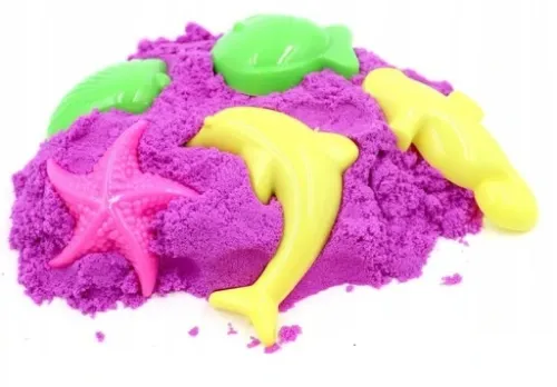 BibiMoon Piasek Kinetyczny 5kg ZESTAW PIASKOWNICA FOREMKI na Arena.pl