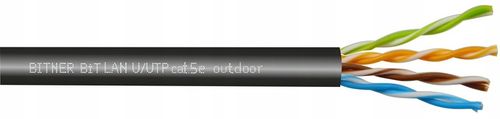 Kabel UTP Bitner kat. 5e zewnętrzny 50m (outdoor) na Arena.pl