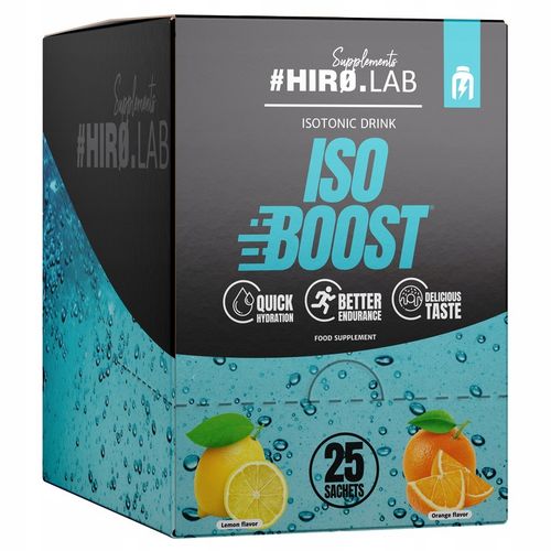 IZOTONIK ISO KONCENTRAT NAWODNIENIE ELEKTROLITY pomarańcz 25x 25g box hiro na Arena.pl