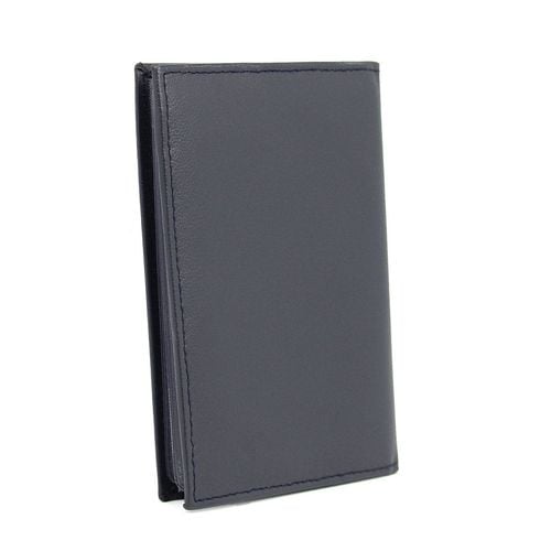 skórzane etui z systemem rfid - granatowe na Arena.pl