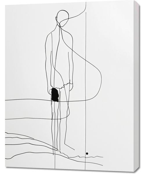 Obraz 70x90cm Samotna Wędrówka zdjęcie 1