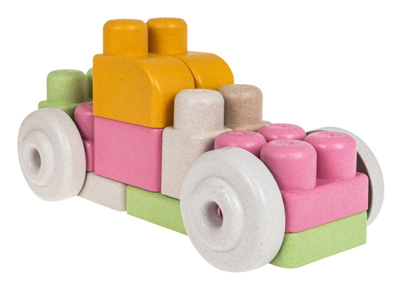 Klocki Bio Dla Dzieci 18M+ Duży Zestaw 43 El. + Pastelowe Kolory + Okrągłe zdjęcie 2