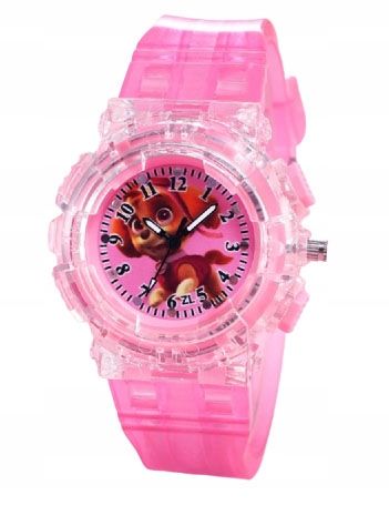 zegarek dziecięcy PSI PATROL dla dziewczynki dziecka SKYE świecący LED na Arena.pl