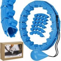 HULA HOP ODCHUDZAJACE OBCIĄŻENIE WYPUSTKI MODUŁOWY MASAŻER + OBCIĄŻNIK