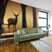 Fototapeta - Deer in his natural habitat 400x309