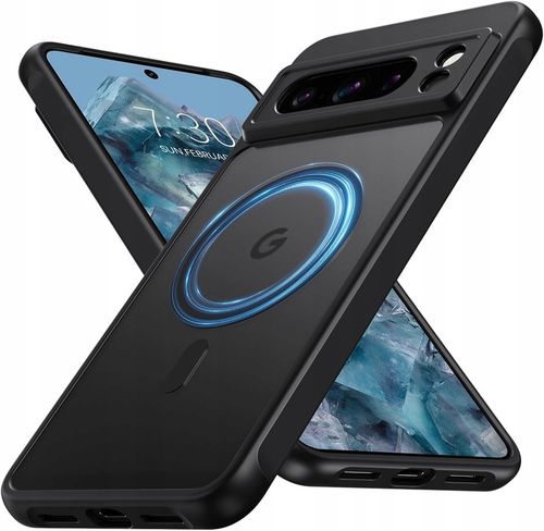 ETUI WZMACNIANE 360° do GOOGLE PIXEL 8 PRO | MAGSAFE CASE | CZARNY MAT na Arena.pl