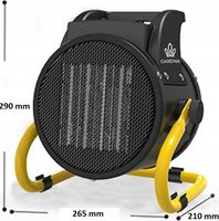 Grzejnik Elektryczny FARELKA NAGRZEWNICA DMUCHAWA KUGOhome MOC 2000W 2kW