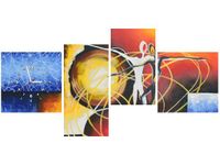 45CM 120CM ZEGAR 4 ELEM BEZKRESNE UCZUCIA ŚCIENNY