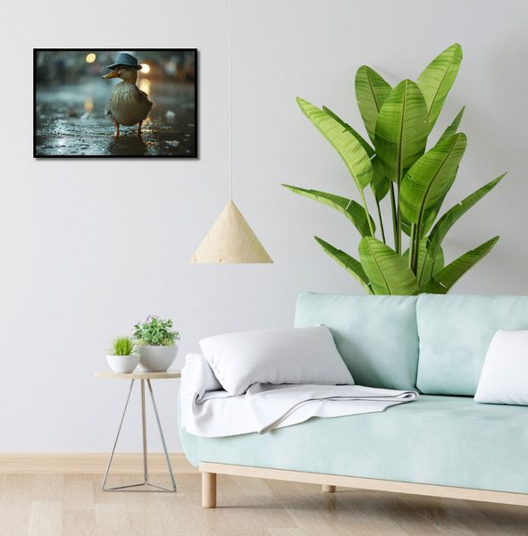 Plakat 60x40cm Kaczka w Kapeluszu zdjęcie 4