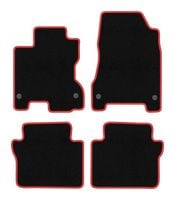 Dywaniki welurowe CARLUX-RED Renault Koleos I 2007-2016, czarne