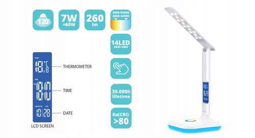 Lampa biurkowa MAXCOM ML2100 Aurora na Arena.pl