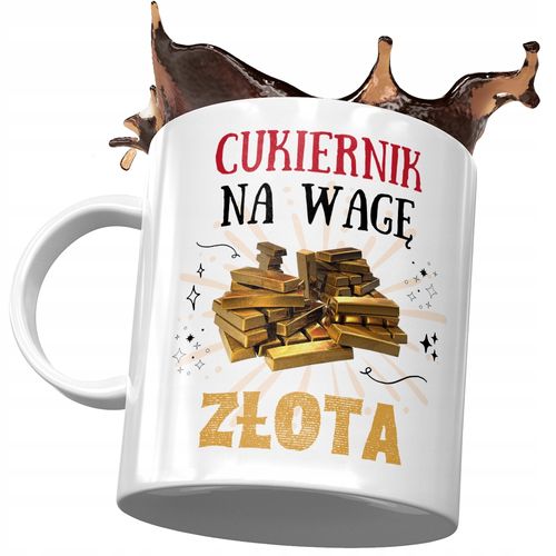 Dla Cukiernika Kubek Na Urodziny Na Prezent Z Nadrukiem Ze Zdjęciem na Arena.pl