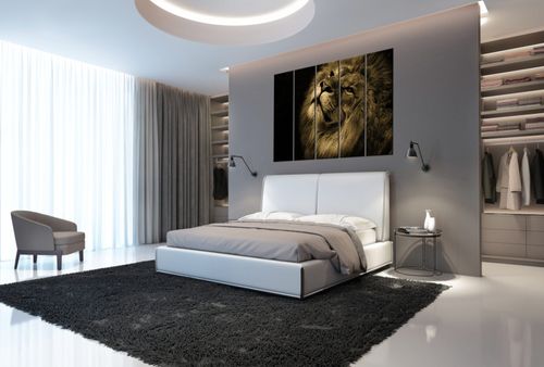 Obraz Płótno 100X63 Złoty Lew na Arena.pl