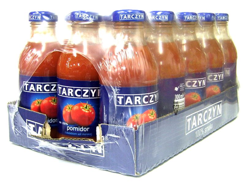 Tarczyn 0,3l pomidor - karton zdjęcie 1