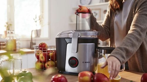 Sokowirówka Bosch MES4000 1000W Wyciskarka 1,5l Otwór wlotowy XXL DripStop na Arena.pl