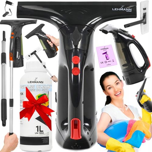 MYJKA DO OKIEN SZYB AKUMULATOROWA TELESKOP WYSOKIE OKNA + 1L PŁYNU DO na Arena.pl