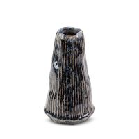 Wazon ceramiczny dekoracyjny ALDA 12X12X20 granatowy + beżowy