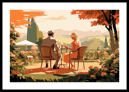 Plakat 45x30cm Retro Randka na Arena.pl