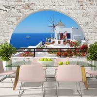 Fototapeta - Lato na Santorini 300x210