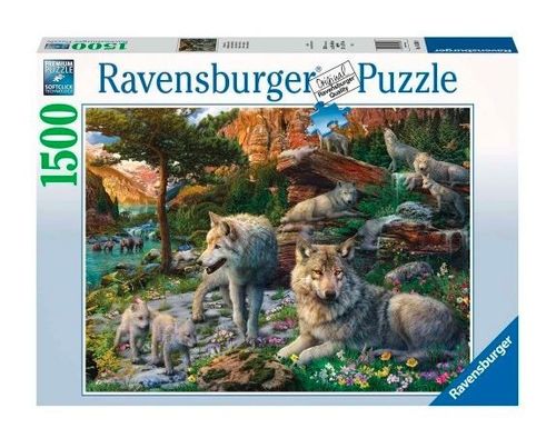 Puzzle 2D 1500 Elementów Wiosenne Wilki na Arena.pl