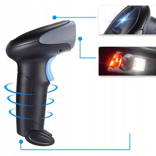 Czytnik Skaner Kodów Kreskowych Stacjonarny Laserowy EAN USB Przewodowy 1D na Arena.pl