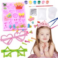 Zestaw do wykonania bransoletek biżuterii koraliki PREZENT dla Dziewczynki