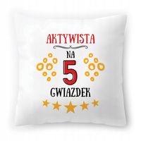 Dla Aktywisty Poduszka Na Urodziny Na Prezent Z Nadrukiem Ze Zdjęciem