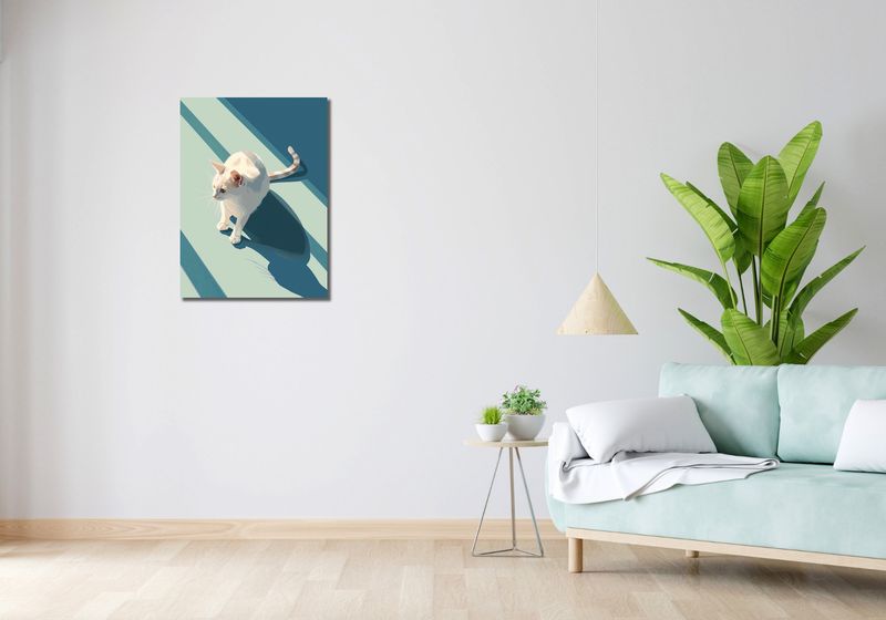 Obraz 50x70cm Kocia Persona zdjęcie 2