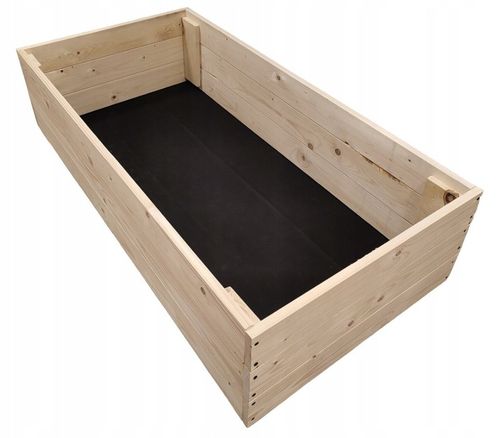 WARZYWNIAK SKRZYNIA NA WARZYWA ZIELNIK 80x120 INSPEKT WYSOKI + AGROWŁÓKNINA na Arena.pl