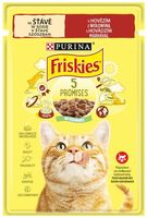 Pyszna karma dla kotów z wołowiną i witaminami - Friskies saszetka 85g