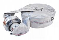 WĄŻ STRAŻACKI DO SZAMBA BRUDNEJ WODY 2" 30M MOCNY PARCIANY + SZYBKOZŁĄCZKI