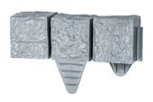 Palisada GRANIT 27 cm szara