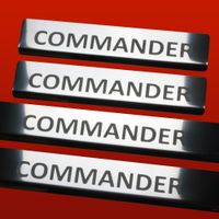 Listwa progowa JEEP COMMANDER Stal nierdzewna 304 połysk 4szt