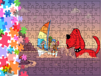 Puzzle tradycyjne - Clifford - Wielki Czerwony Pies