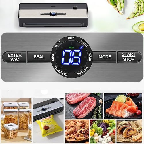 ZGRZEWARKA PRÓŻNIOWA PAKOWARKA DO ŻYWNOŚCI AUTOMATYCZNA+WORKI i FOLIA na Arena.pl