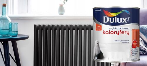 Dulux farba do kaloryferów grzejników Szybka Odnowa Kaloryfery BIAŁY 0,75L na Arena.pl